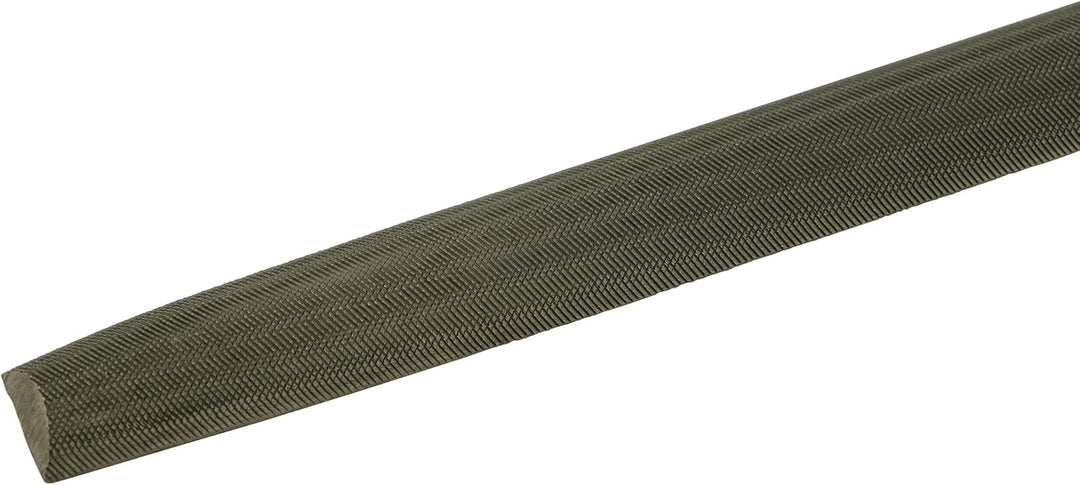 Stanley Halbrundfeile, Hieb 2, 200mm Länge, Karbon-Stahl, ergonomischer Bi-Material Handgriff, Griff