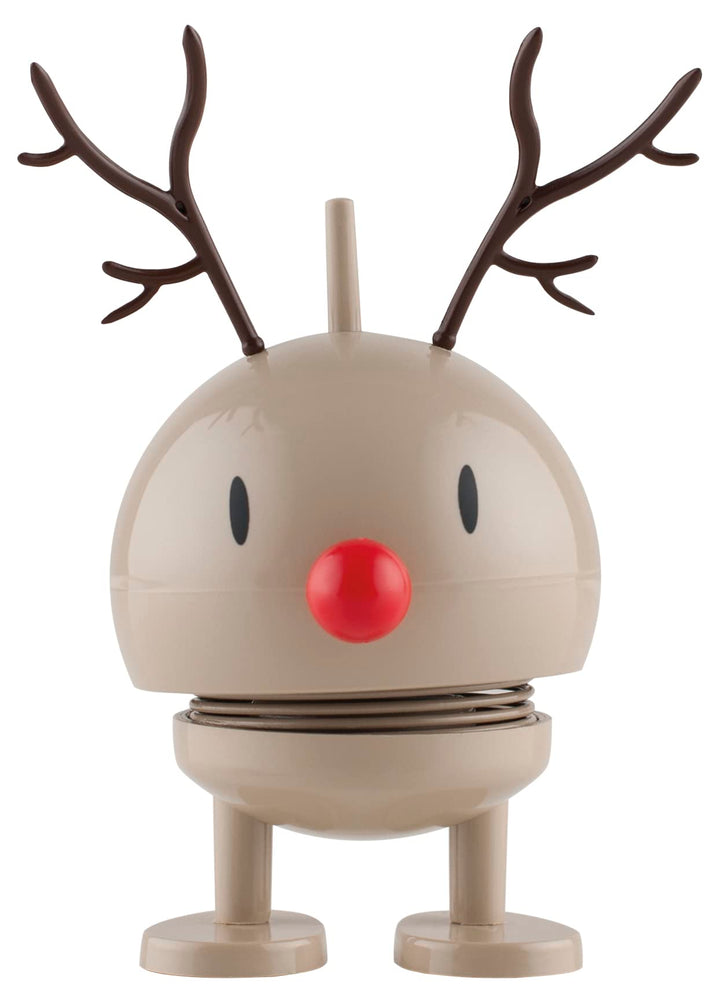 Hoptimist - Skandinavisches Design - Weihnachtsfigur - Small Reindeer Bumble - Braun - Höhe: 9 cm -