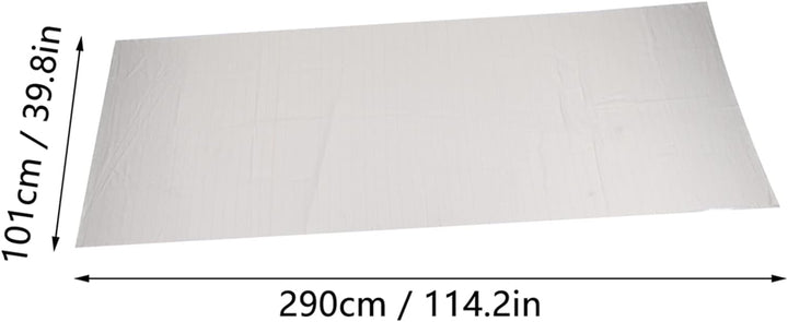 Zerodis Tufting-Tuch, Mönchstuch mit markierten Linien, grosses Mönchstuch, ca. 100 x 300 cm, Bezugs