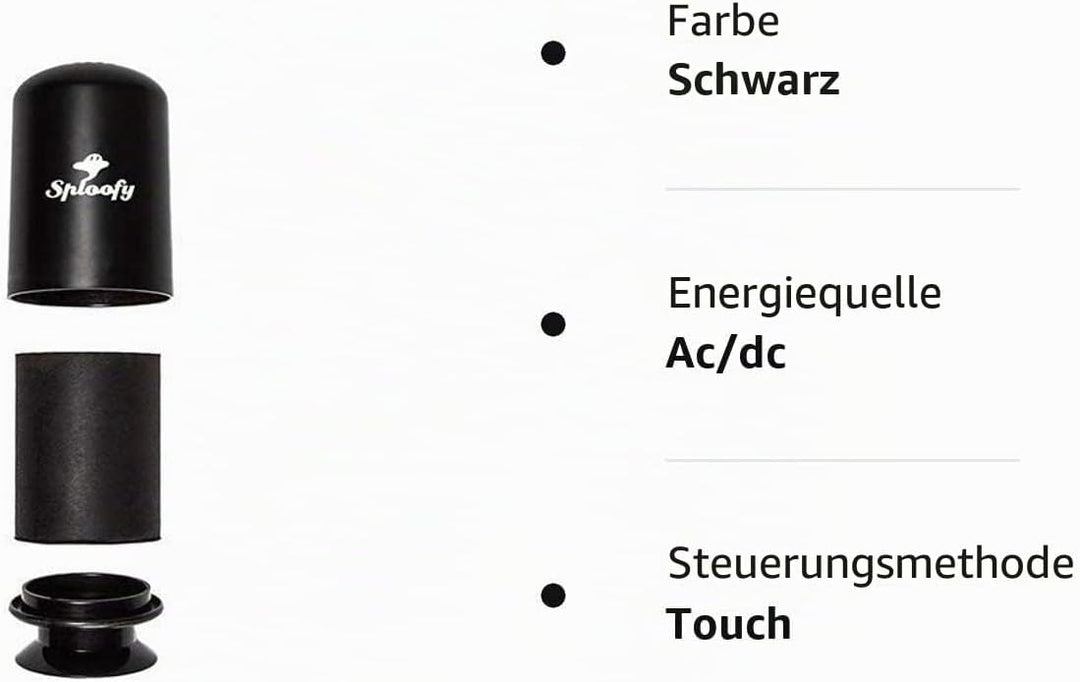 Sploofy V3 Rauchluftfilter, mit austauschbarer Kartusche