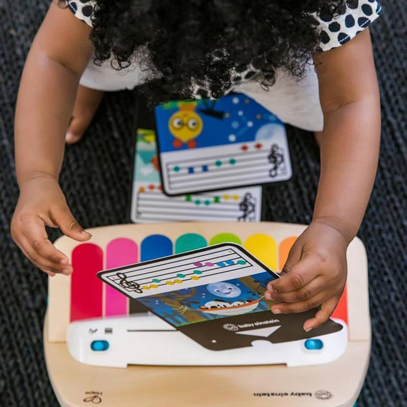 Baby Einstein, Hape, Holzspielzeug Magic Touch Piano , Musikspielzeug Klavier aus Holz für Kinder, M