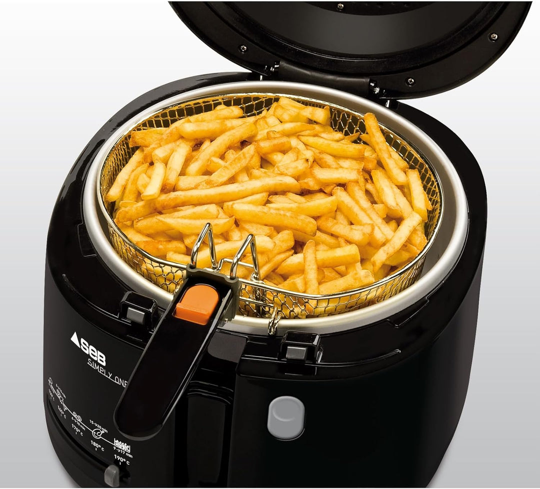 Tefal FF1608 Simply One Elektrische Fritteuse | XL Fassungsvermögen für bis zu 1,2 kg Pommes | exklu
