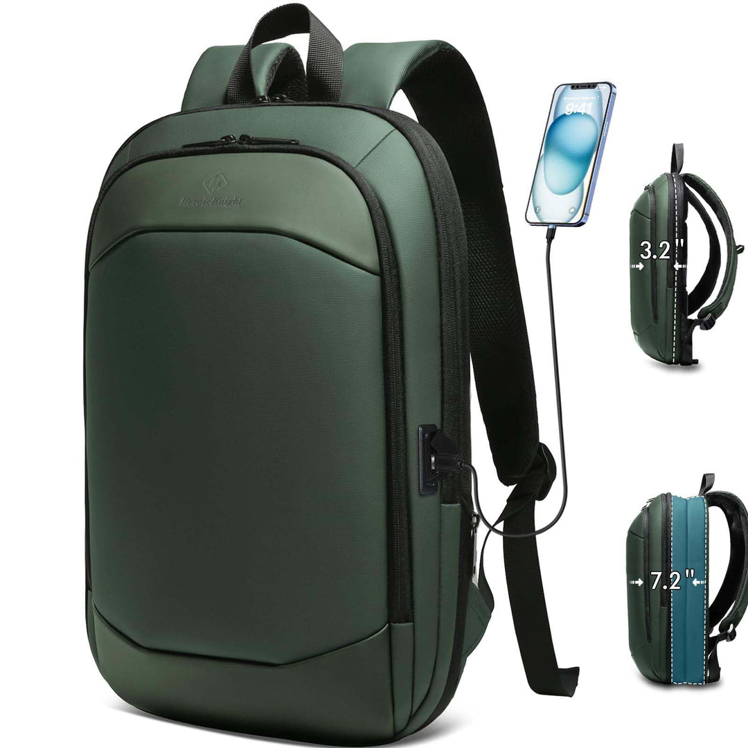 Laptop Rucksack Wasserdichter Gross mit USB-Anschluss Laptoptasche für 17 zoll Backpack Business Her