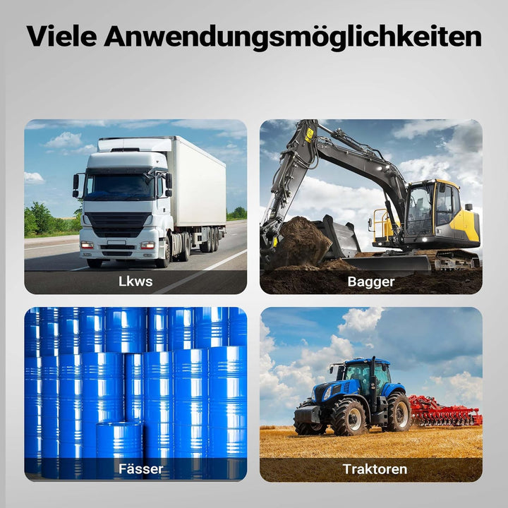 WilTec Bio Dieselpumpe für 2400 L/h Heizölpumpe mit 230 VAC 550 W