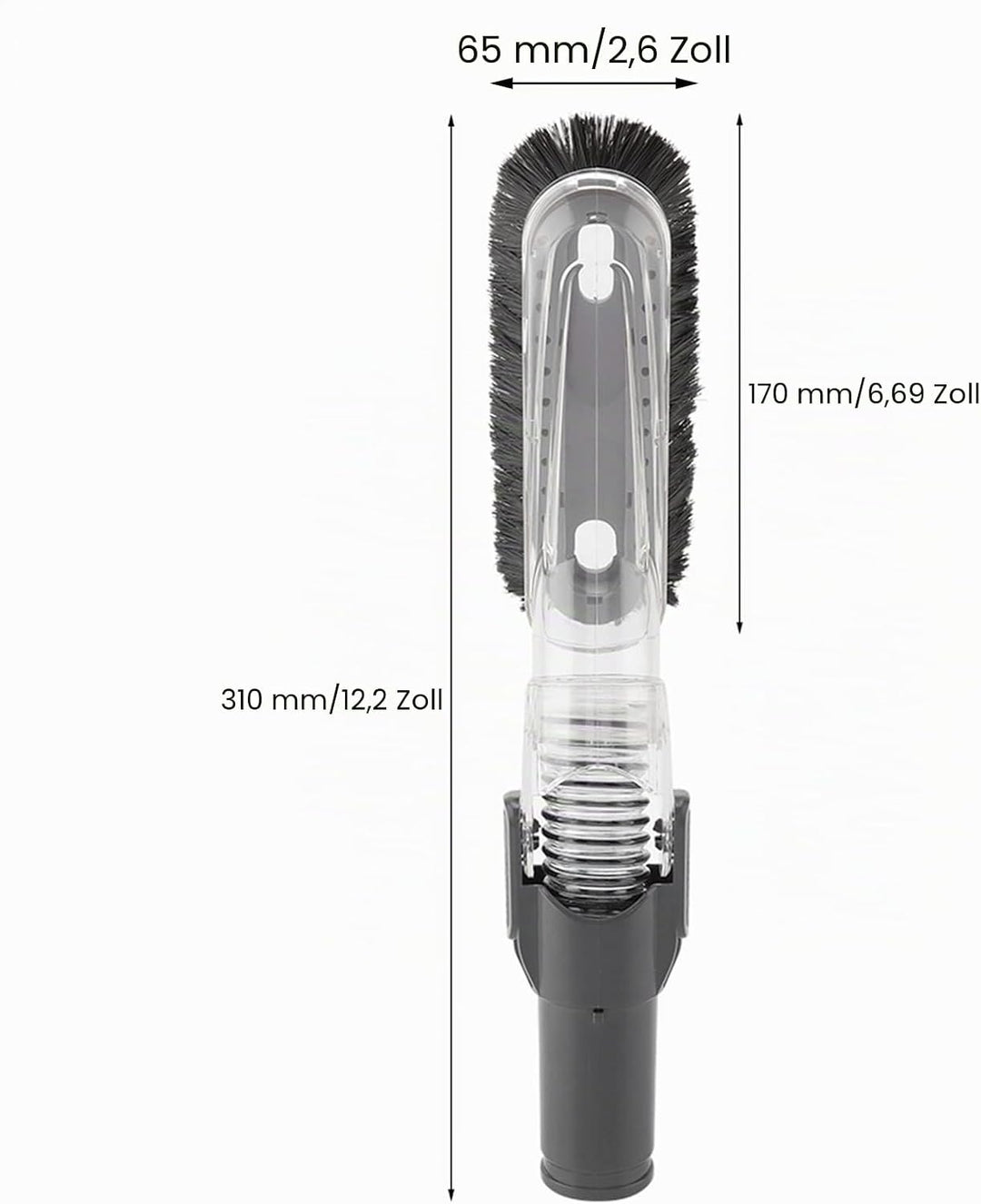 Fdit Soft Vacuum Dusting Brush 35mm-32mm Adapter für die Reinigung von Möbeldecken-Staubsauger-Aufsä