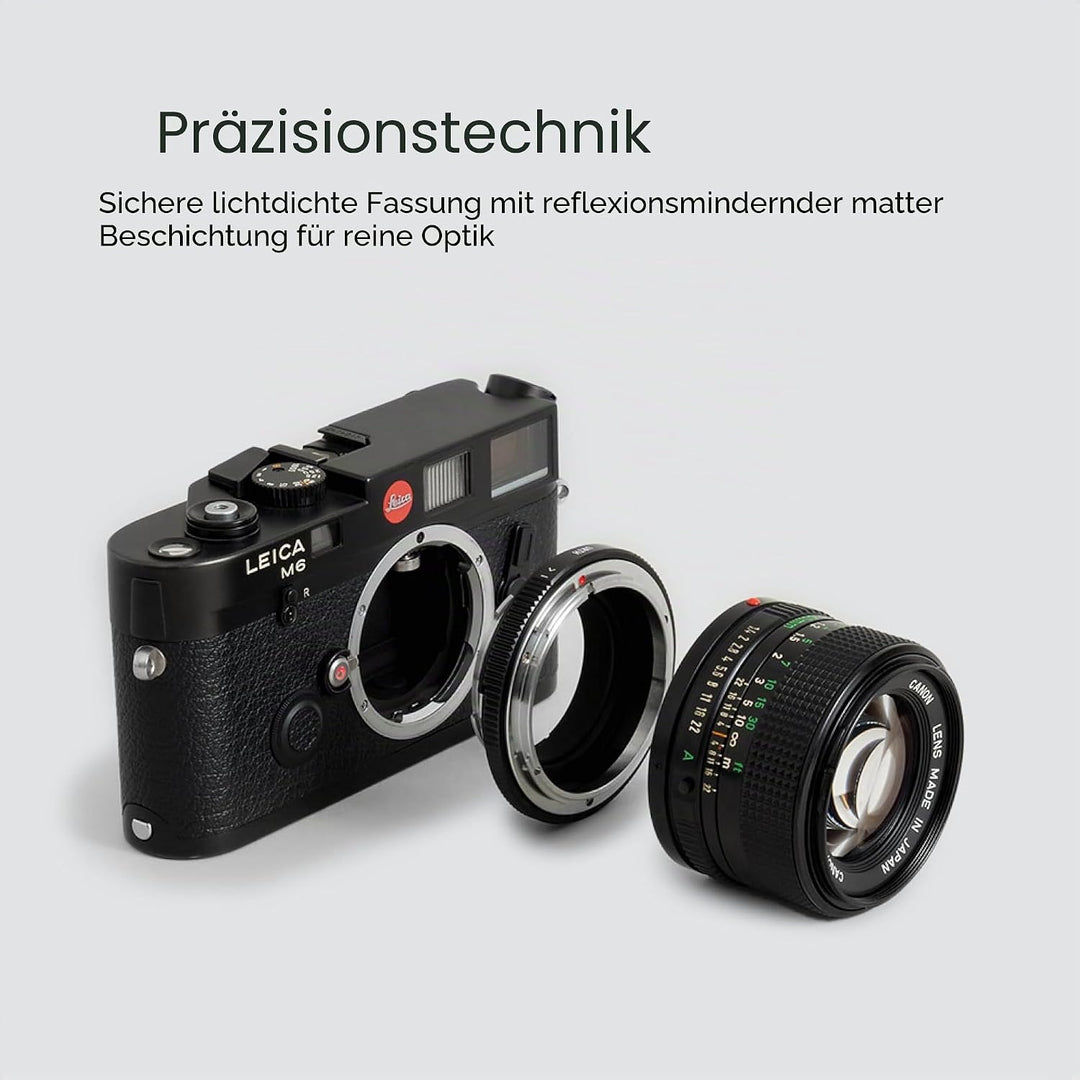 Urth Objektivadapter: Kompatibel mit Canon FD Objektiv und Leica M Kameragehäuse, Canon FD