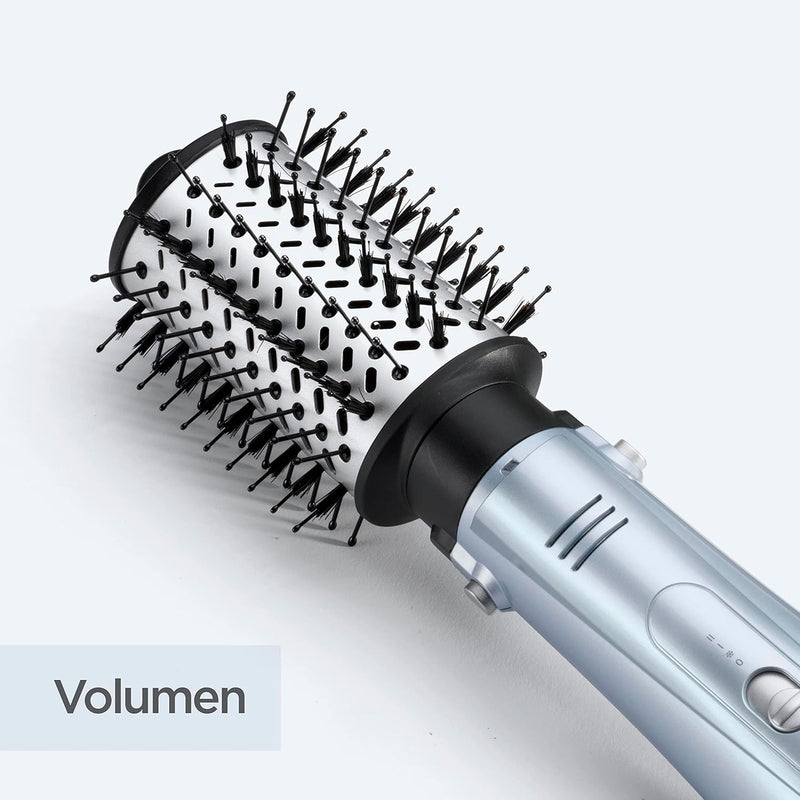 BaByliss Hydro Fusion Smooth & Shape Warmluftbürste mit 4 Aufsätzen zum Föhnen, Glätten, Volumen und