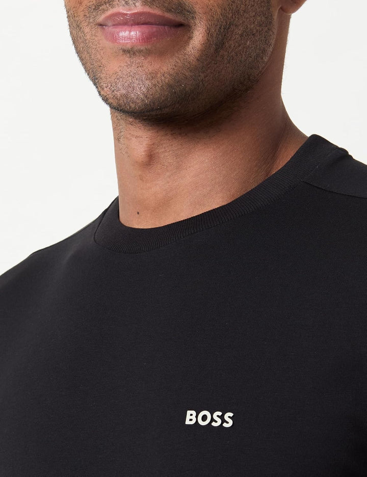 BOSS Herren Plain Short Sleeve Crewneck T-Shirt T-Shirt (1er Pack) M Black5, M Black5