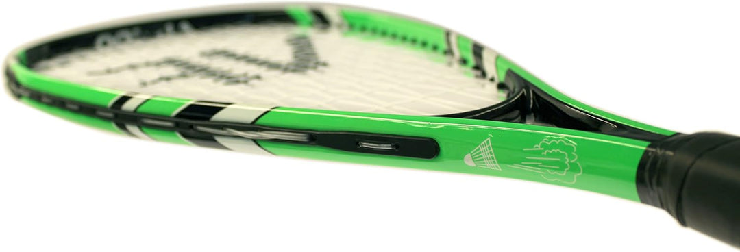 VICFUN Speed Badminton 100 Set - versch. Farben Schwarz/Grün Single, Schwarz/Grün Single