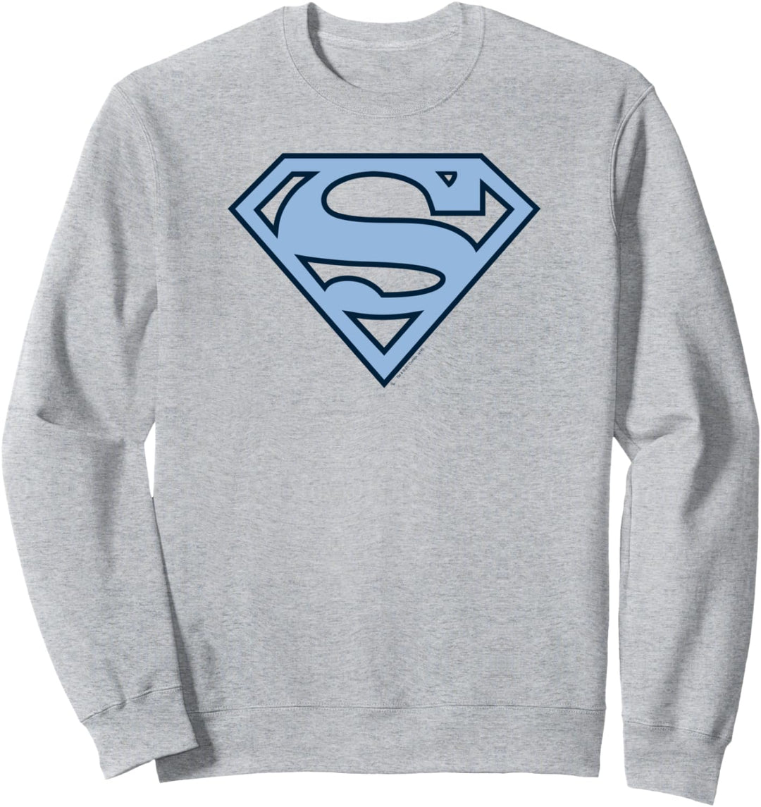 Superman Carolina Blue & Navy Shield Sweatshirt
