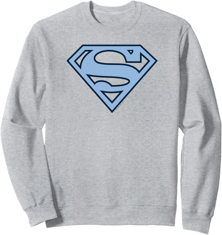 Superman Carolina Blue & Navy Shield Sweatshirt