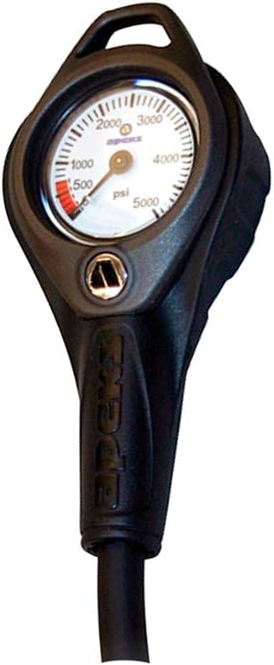 Apeks Manometer SPG 5000psi - Manometer, Mehrfarbig (Mehrfarbig), Einzigartig