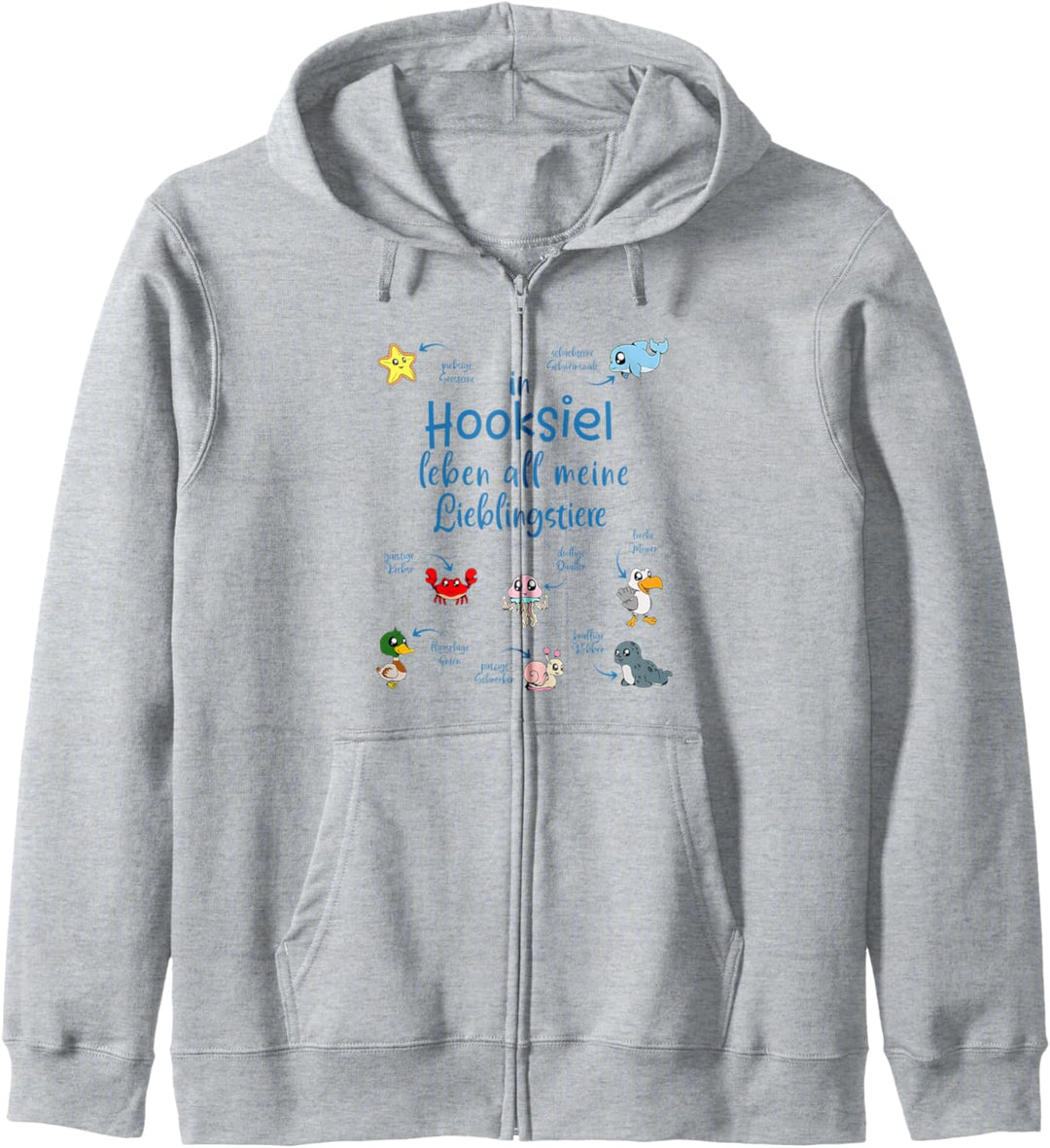 Meine Lieblingstiere in Hooksiel Kapuzenjacke