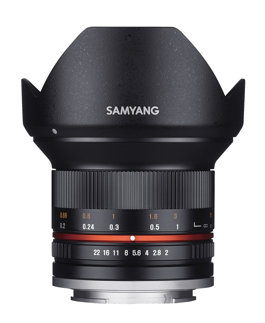 Samyang SY12M-E-BK 12 mm F2.0 Ultra-Weitwinkelobjektiv für Sony E Kameras, Schwarz schwarz Sony NEX,