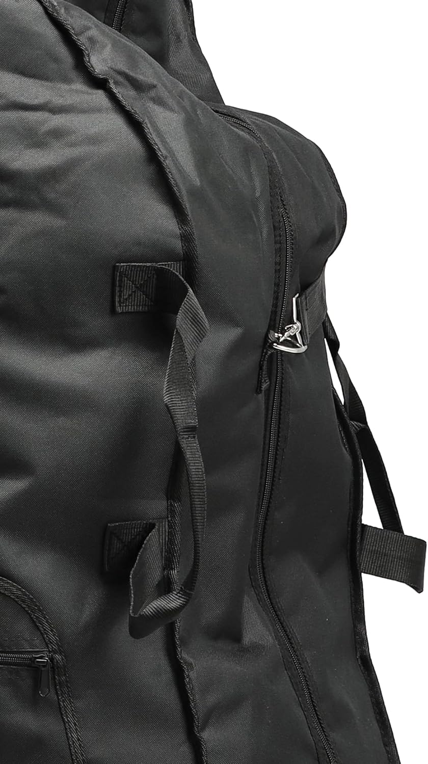 Gewa Pure kontrabas Gig Bag 4/4 Classic BS01 (3 mm skumvaddering, stor notväska, strängväska, tillbe