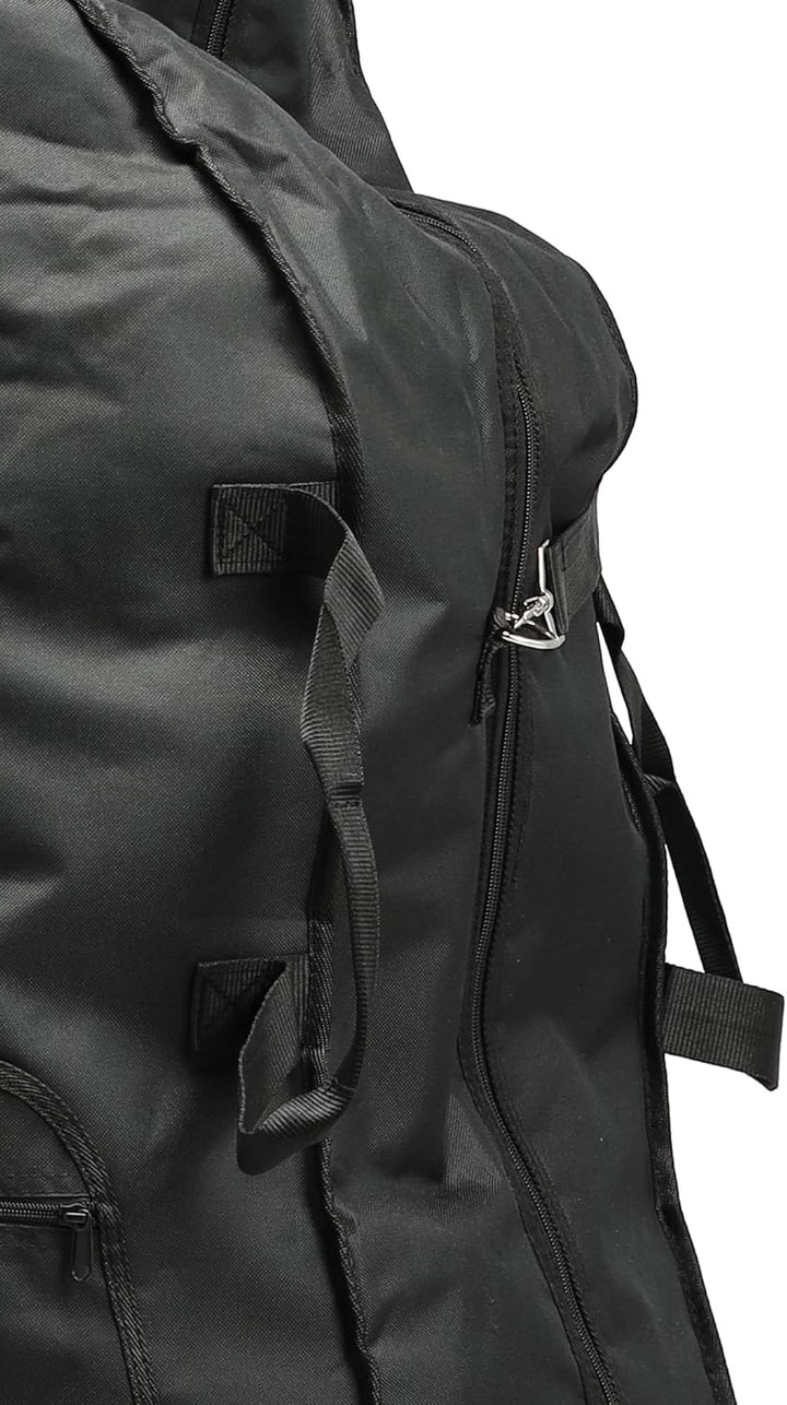 Gewa Pure kontrabas Gig Bag 4/4 Classic BS01 (3 mm skumvaddering, stor notväska, strängväska, tillbe