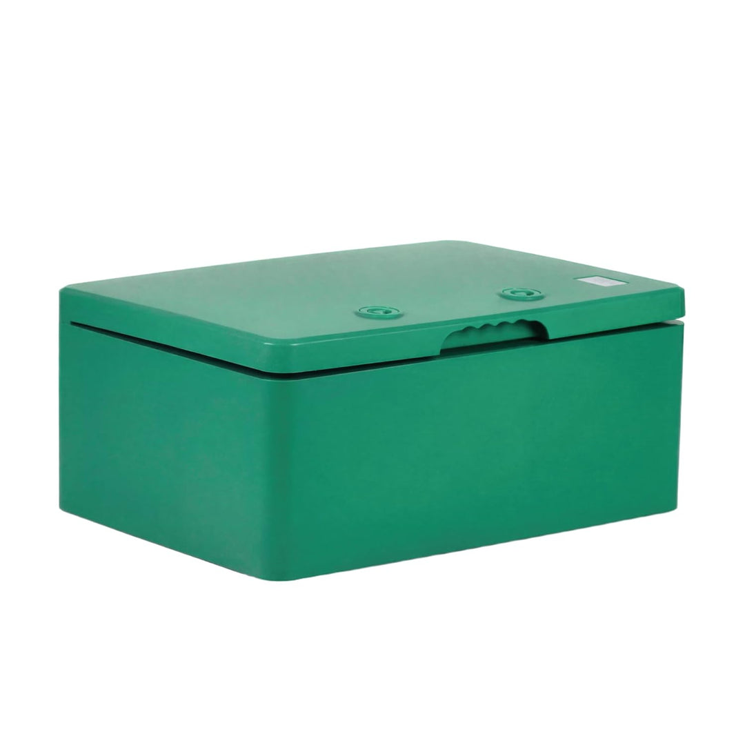 BOXEXPERT® Verteilerkasten aussen wasserdicht [ABS Kunststoff IP65 Gehäuse] grün (Serie Fleet) 350x2