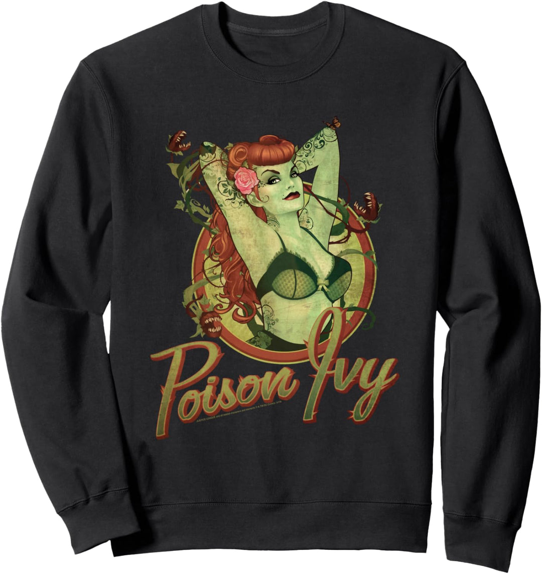 Justice League Bombshell Poison Ivy Badge Sweatshirt