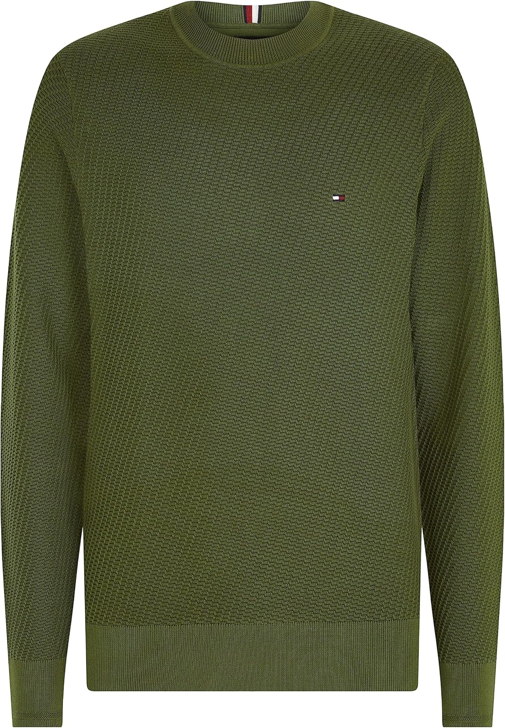 Tommy Hilfiger Herren Pullover XL Grün (Putting Green), XL Grün (Putting Green)