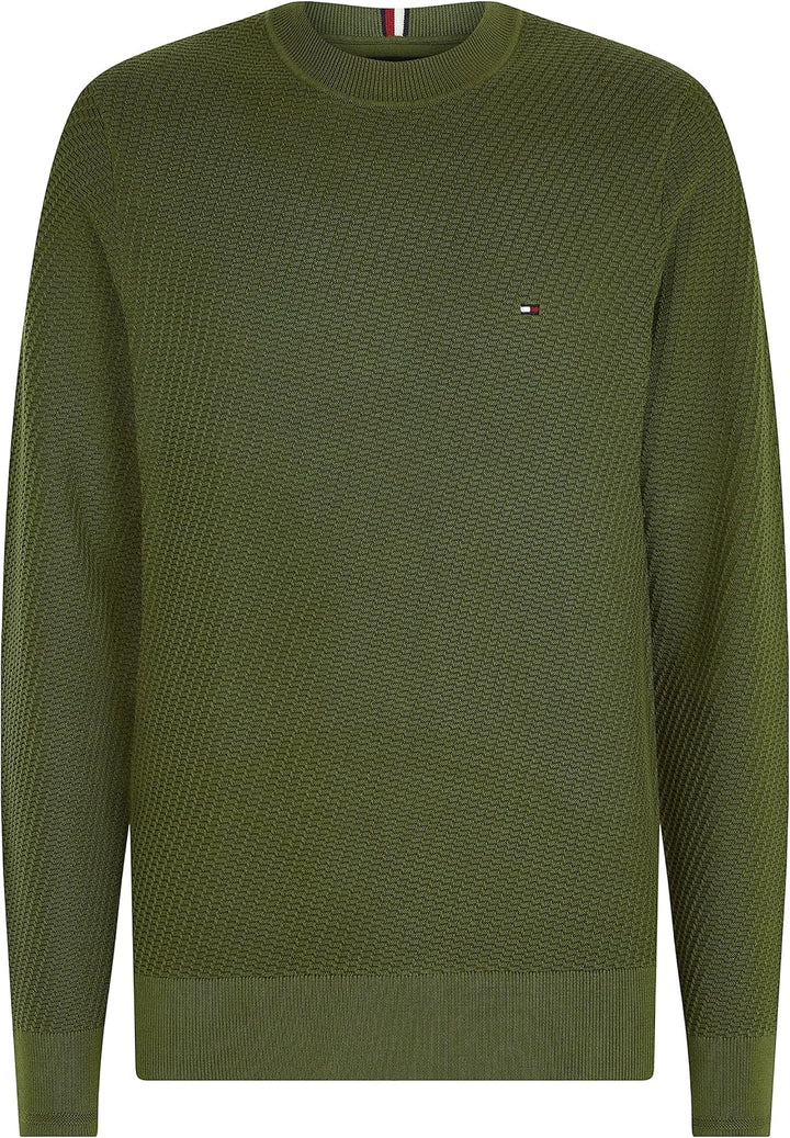 Tommy Hilfiger Herren Pullover XL Grün (Putting Green), XL Grün (Putting Green)