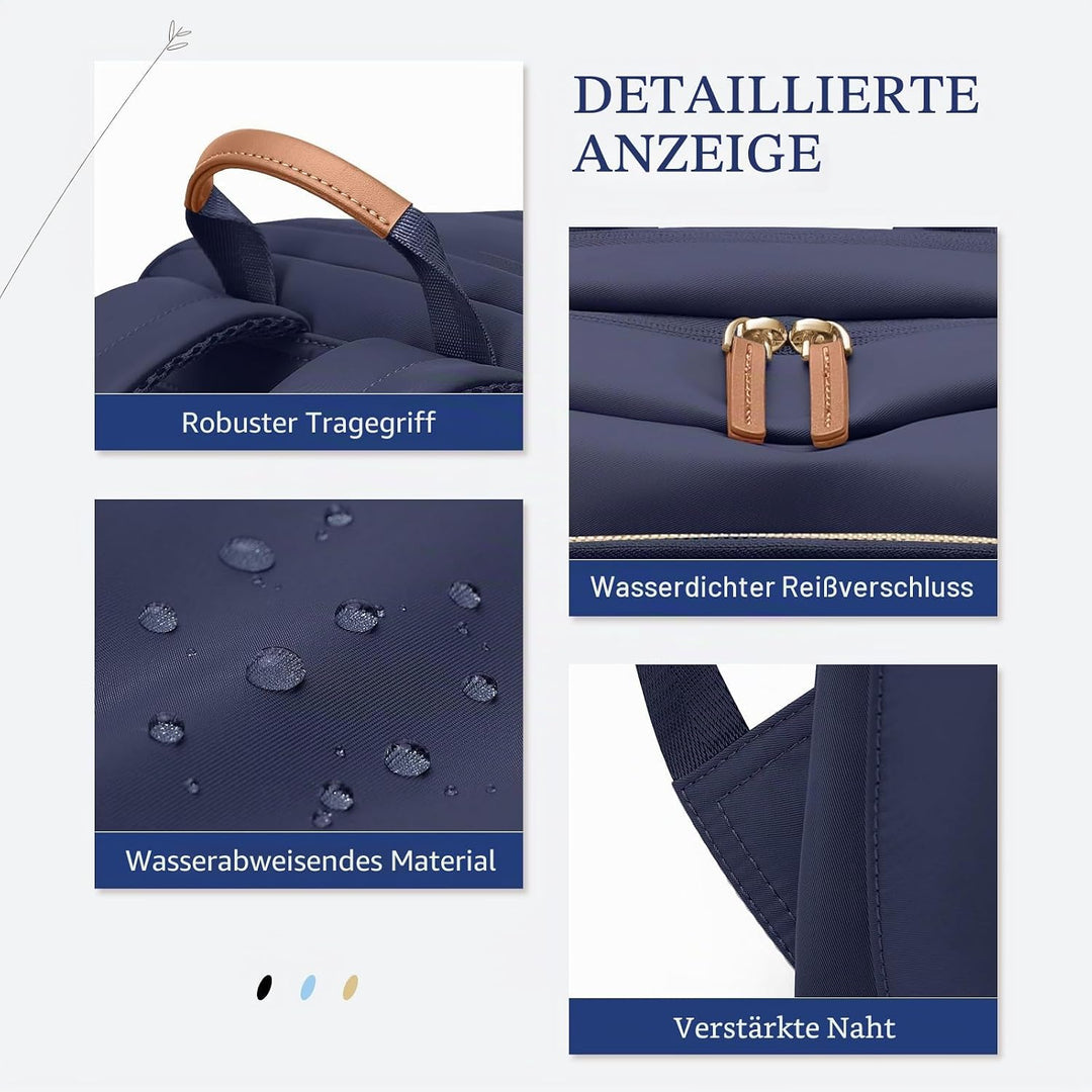 Rucksack Damen für Schule, Laptop Rucksack 16 Zoll, Gross Schultasche Arbeitstasche Lehrertasche Bac