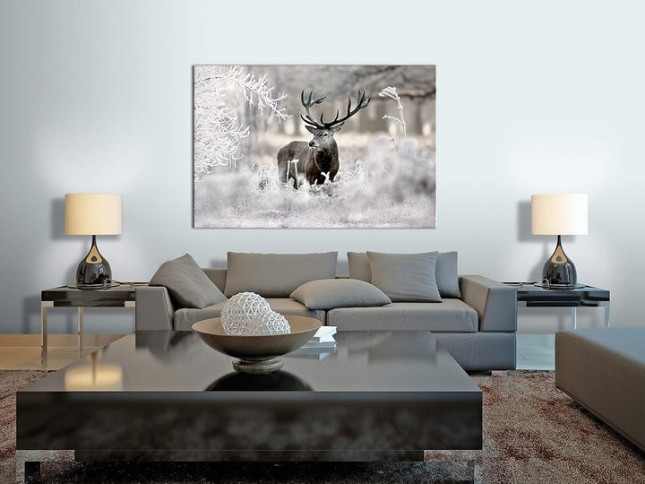 murando - Bilder Hirsch 120x80 cm Vlies Leinwandbild 1 tlg Kunstdruck modern Wandbilder XXL Wanddeko