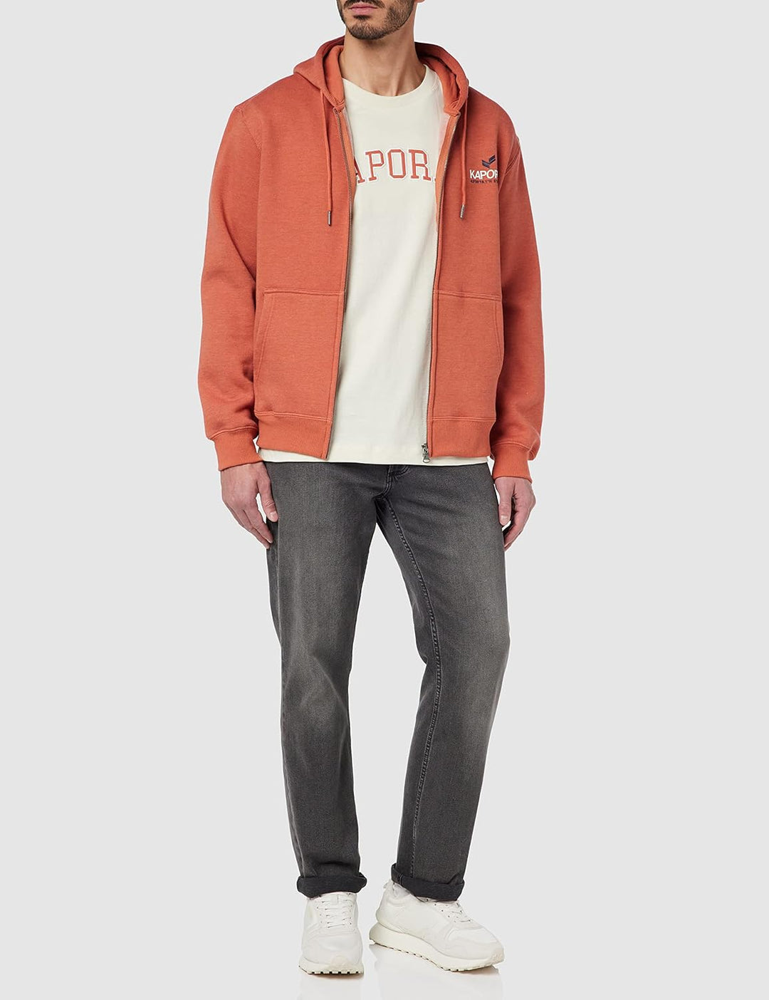 KAPORAL Herren Byla Kapuzenpullover S Peach Mel, S Peach Mel