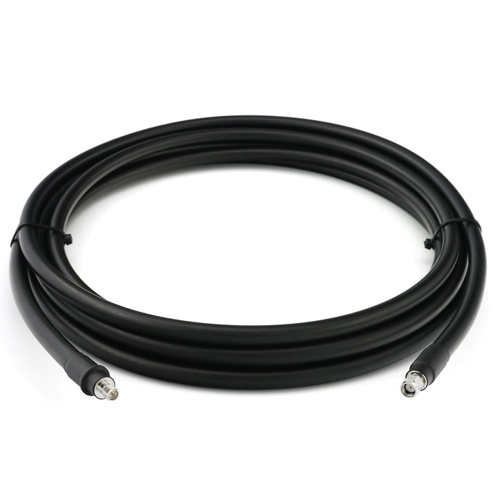 RANGEFUL 15m RP-SMA Stecker auf RP-SMA Buchse Koaxialkabel – 15 Meter 8D-FB Ultra-Verlustarmes Ø11.1