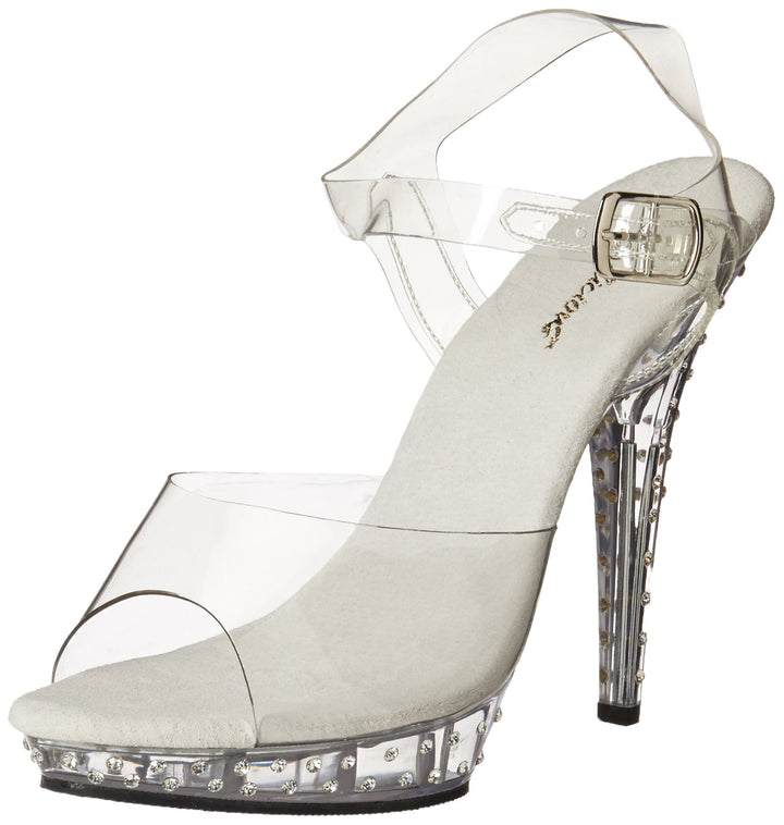 Fabulicious Mädchen LIP-108SDT Sandalen, Transparent (CLR/CLR)