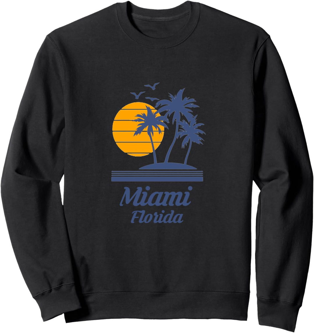 Miami Florida FL Beach City Sweatshirt