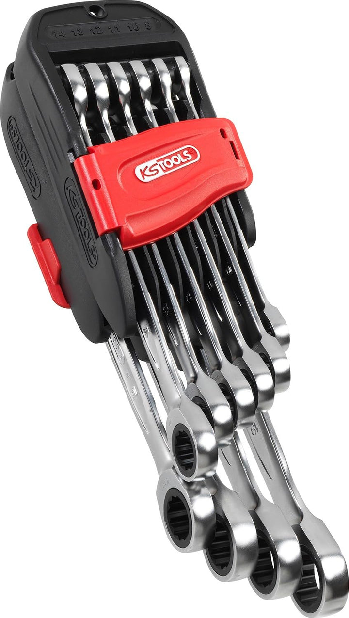 KS Tools 503.4250 GEARplus Ratschenringmaulschlüssel-Satz, 10-tlg.