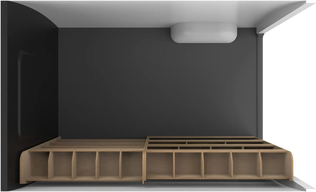 Vanify - Kompatibel mit Opel VIVARO L2 2019+ Fahrzeugeinrichtung Fahrzeugregale, Werkzeugkasten und