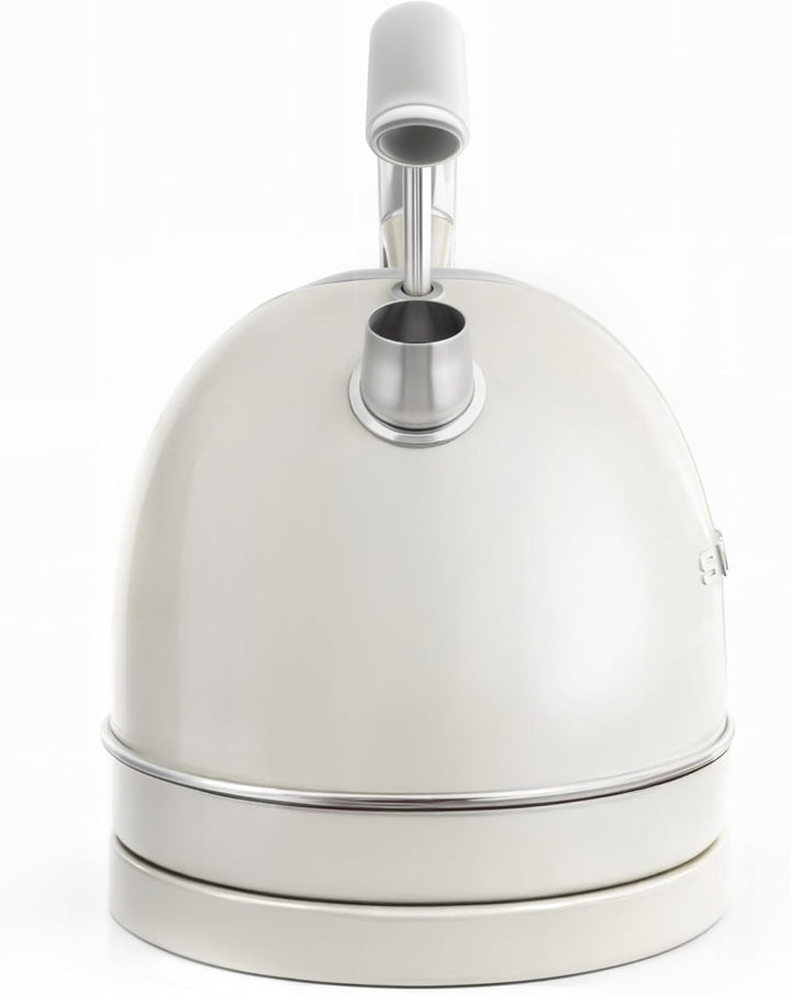 SWEISS Vintage Wasserkocher KTL8 1,8L, Praktische kompakte Edelstahl 2200W, Schnelles Kochen, Sichtb
