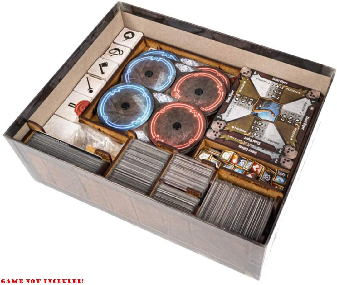 docsmagic.de Organizer Insert for Gloomhaven: Jaws of The Lion Box - Einsatz, Gloomhaven: Jaws of th