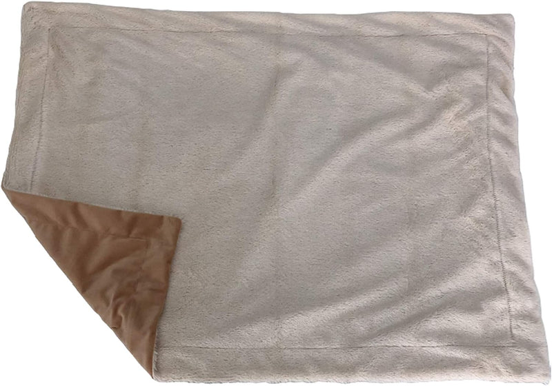 Dehner Hunde- und Katzendecke Sleepy, ca. 100 x 75 cm, Polyester/Plüsch, beige Beige Medium, Beige M