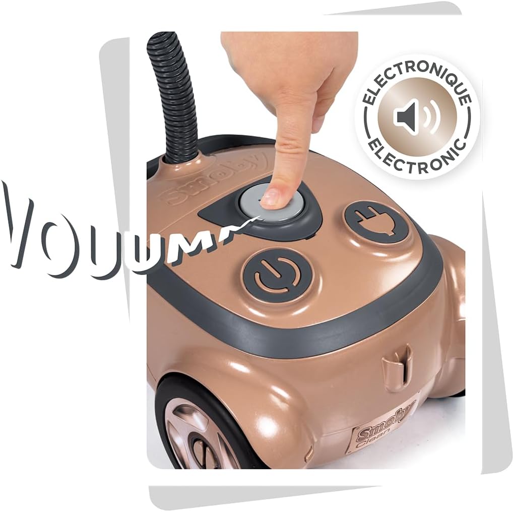 Smoby - Rowenta Staubsauger - Spielstaubsauger mit Sound - Kinder-Staubsauger mit Sound - Haushalts-