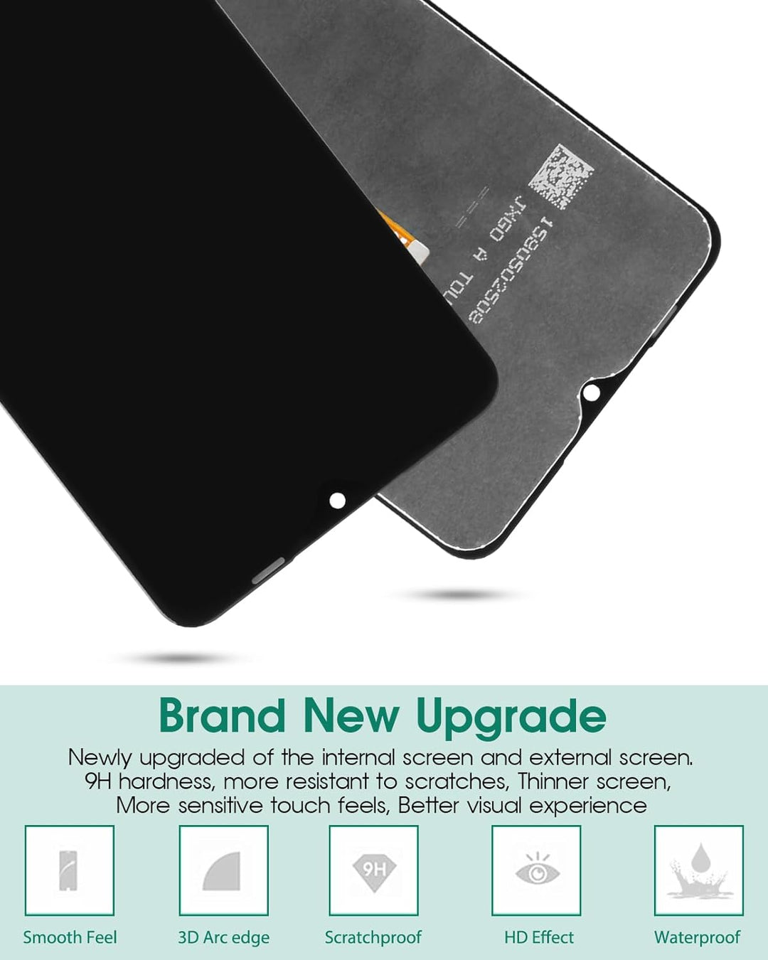 SRJTEK Für Samsung Galaxy A02 LCD-Bildschirm für Samsung A02 Bildschirm Ersatz A022 LCD Display SM-A