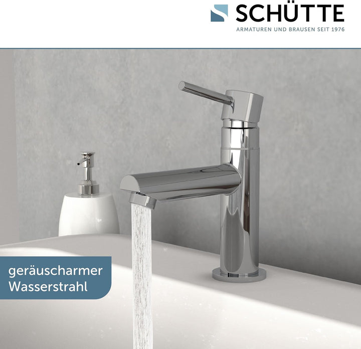 SCHÜTTE Kaltwasserhahn LAURANA 35911, Wasserhahn Bad nur für Kaltwasser, Waschtischarmatur im Gäste-