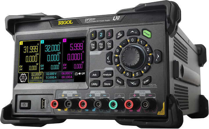 Rigol DP2031 DC-Netzteil, 3 Ausgangskanäle, 32V/3 A|32V/3A|6V/5A (10 A), max. 222W, geringe Ausgangs