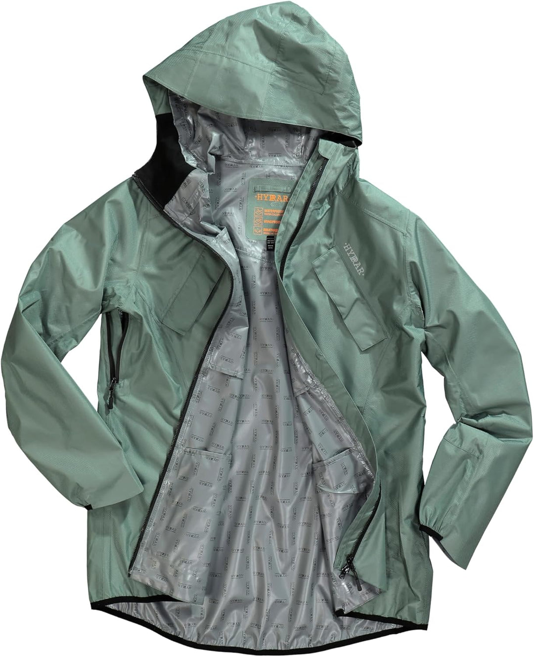 Ulla Popken Damen grosse Grössen Übergrössen Plus Size HYPRAR Funktionsjacke, wasserdicht, Bionic-Fi