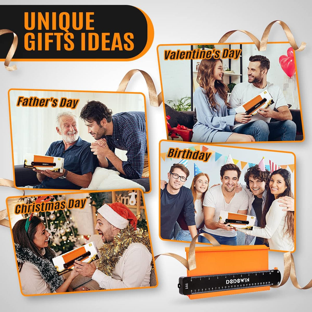 DODOWIN Konturenlehre 25cm, Weihnachtsgeschenke für Männer Papa, Konturenlehre Mit Feststeller, Hand