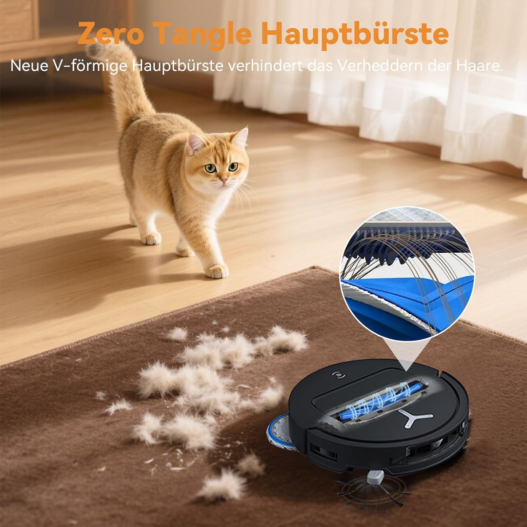 24 Stück Zubehör für Ecovacs Deebot T50 Pro Omni / T50 Omni / T50 Pro Omni Gen2 Saugroboter, 1 Haupt