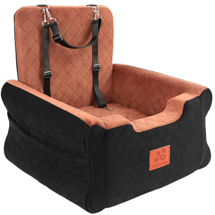 GL GLENSLAVE Hunde-Autositze für kleine bis mittelgrosse Hunde, Erhöhter Hunde-Booster-Sitz mit Memo