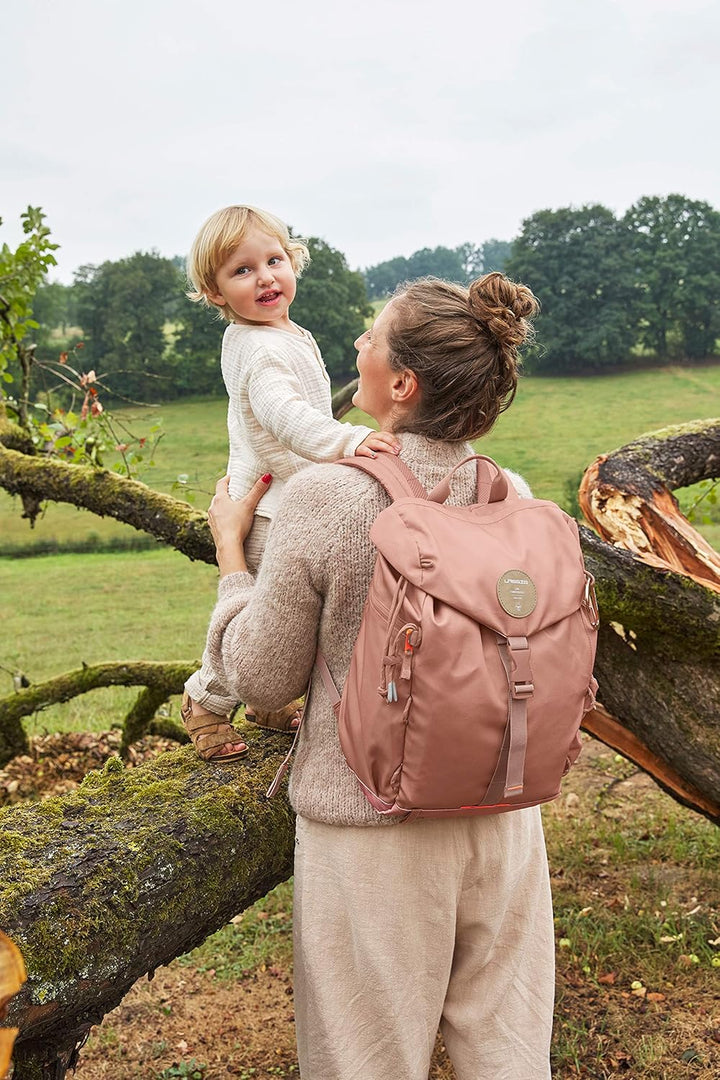 LÄSSIG Baby Wickelrucksack mit Wickelunterlage, Kinderwagenbefestigung, Flaschenwärmer wasserabweise