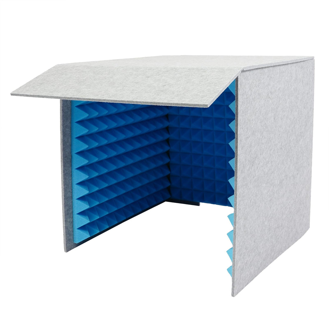 Vocal Booth Tragbare Schalldichte Kabine Schallabsorption Schalldichte Gesangskabine 60 * 60 * 60cm,