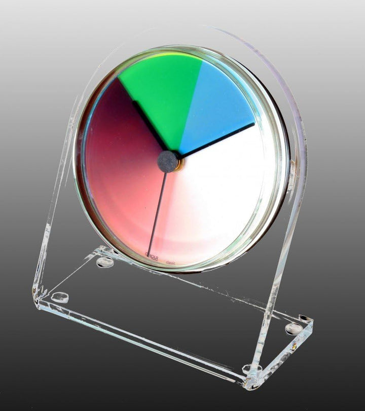 Rainbow emotion of colours Petriplex Classic, Acryl Tisch- und Regal Uhr (Buffetuhr)