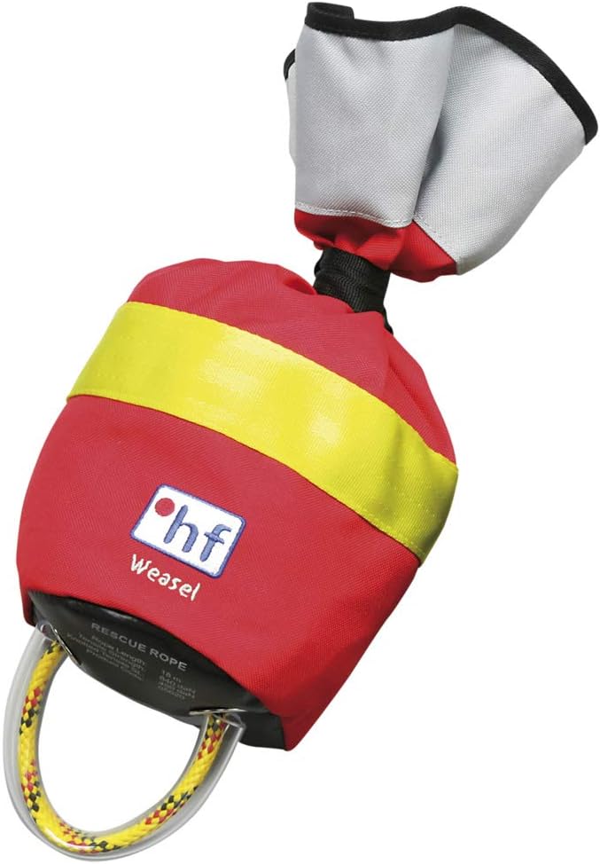 HF Wurfsack Weasel 18m, 7,5mm rot-gelb, rot-gelb