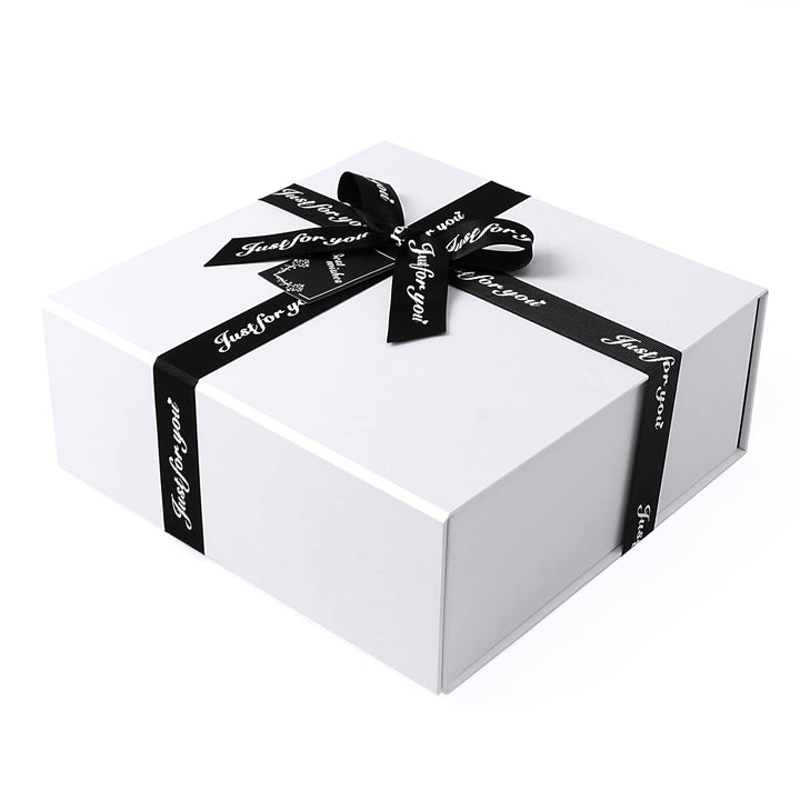 JiaWei Geschenkbox (Stil-2) 38,5 x 35 x 12,8 cm Extra Gross, Geschenkkarton mit Magnetisch Deckel &
