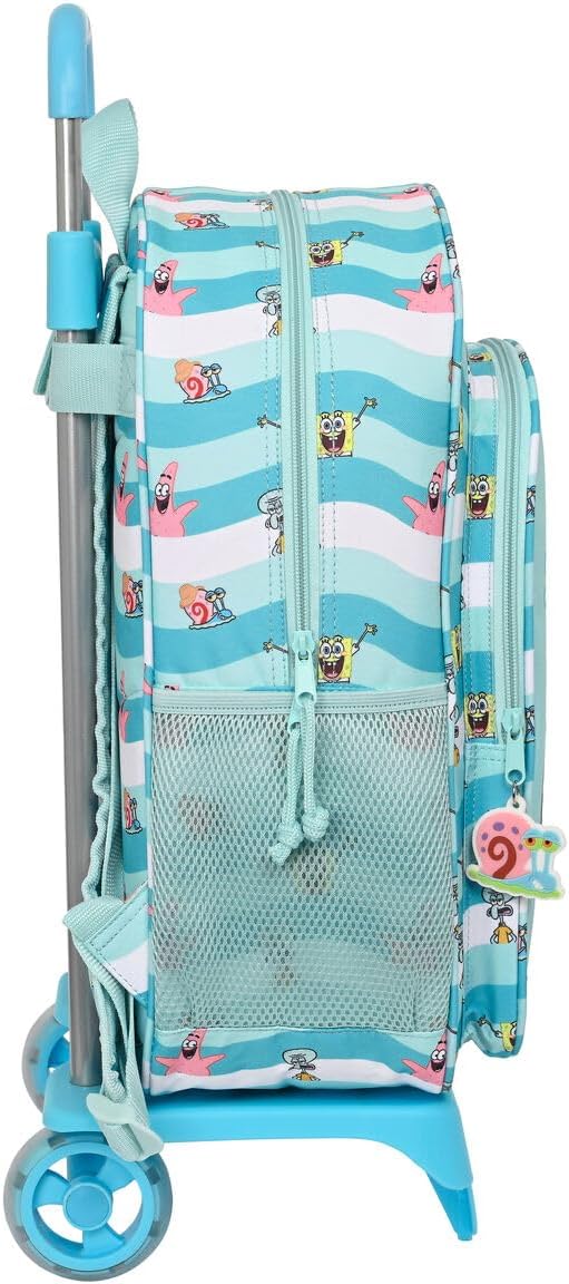 safta 612291313 Rucksack mit Spongebob Stay Positive 33 x 42 x 14 cm, bunt