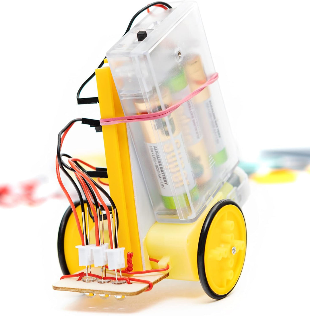 FRANZIS 67161 - Roboter Adventskalender - in 24 Tagen zum eigenen fahrbaren Roboter, ohne Löten, für